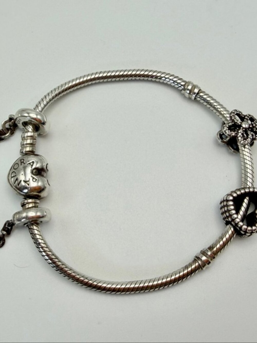 Pandora Moments Charm Bracelet – Heart Clasp, 925 ALE